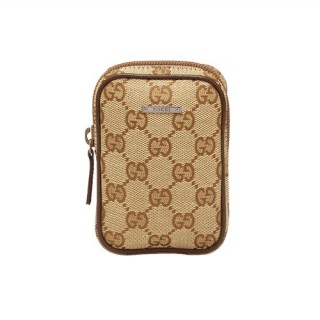 Brun Gucci Exotiques Marque Gravée Plaque De Métal Vente En Ligne